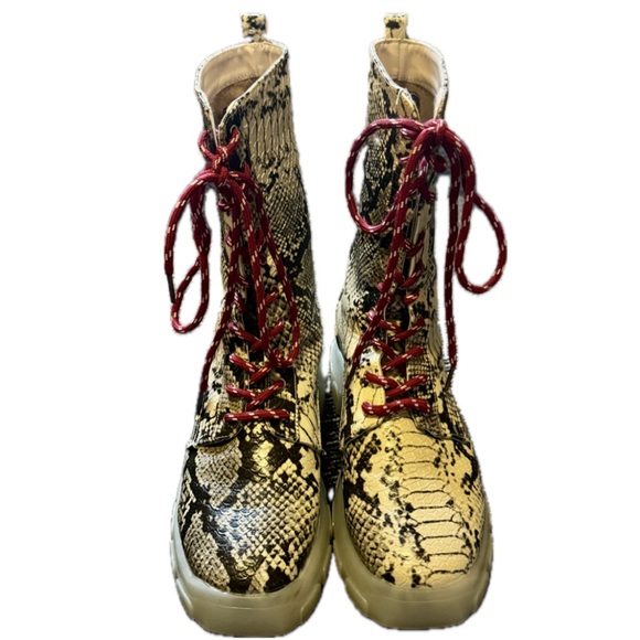 NWOT Cape Robbin Unisex faux Snakeskin 10” Boots sz 9/Men 7 - Picture 5 of 12